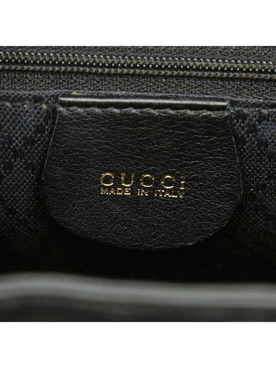 Gucci Bambu Backpack 003 Black Leather main image 4